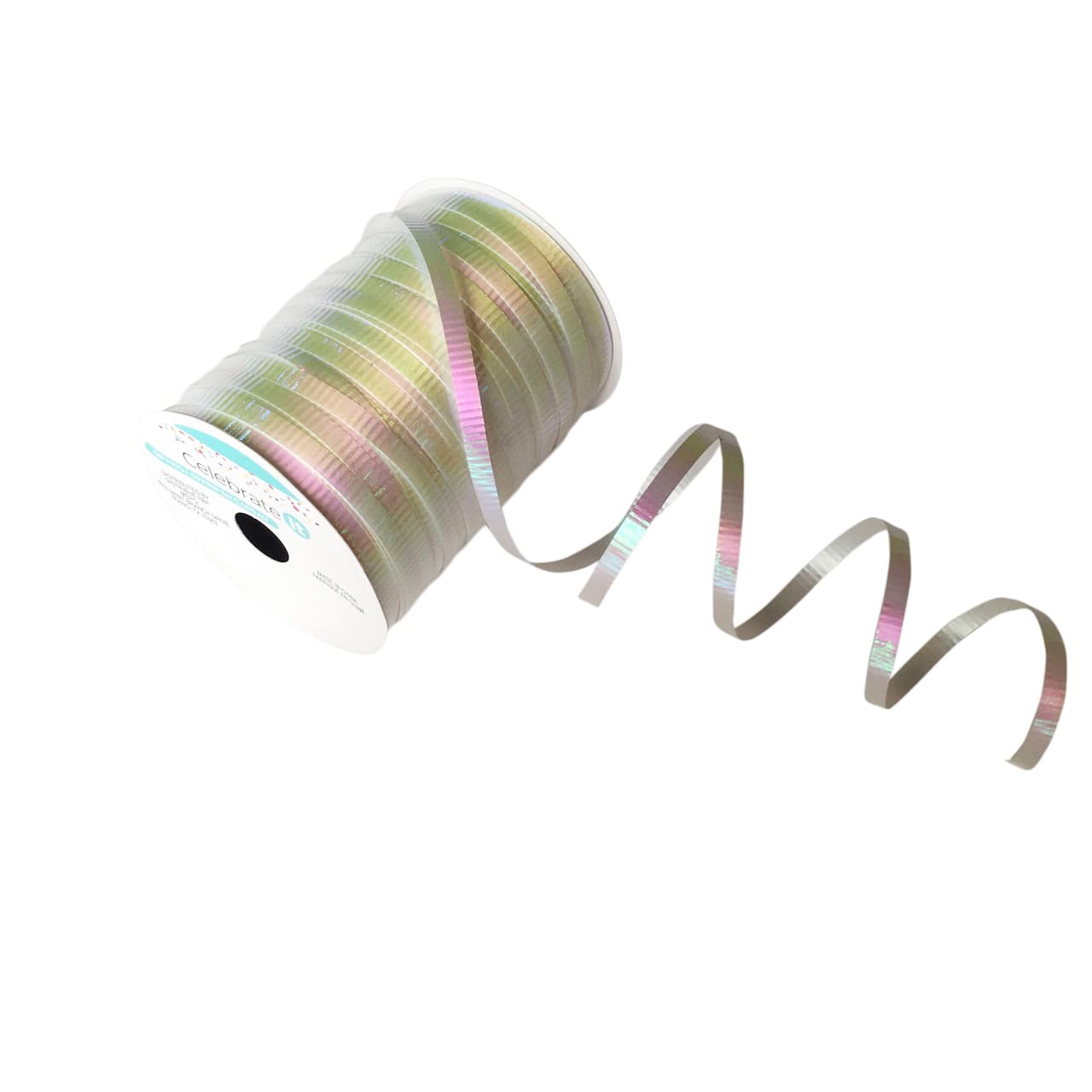 12 Pack: 3/16 Iridescent White Curling Ribbon by Celebrate It